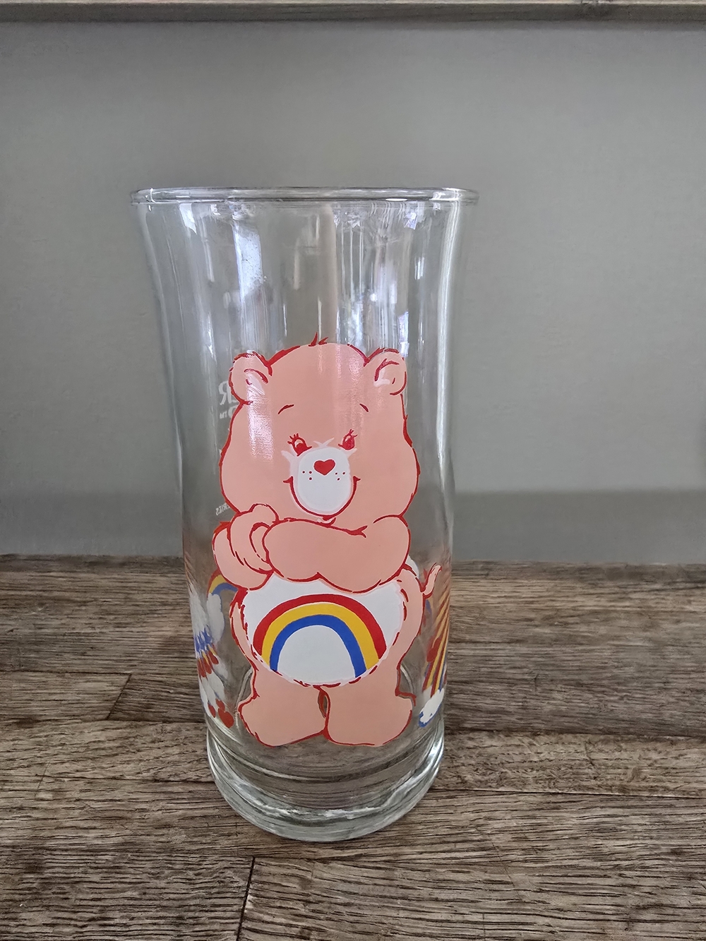 Vintage Care Bear Collector's Series Glass From Pizza Hut